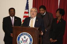 Congressman Butterfield Discusses Voting Rights With Rev. William Barber