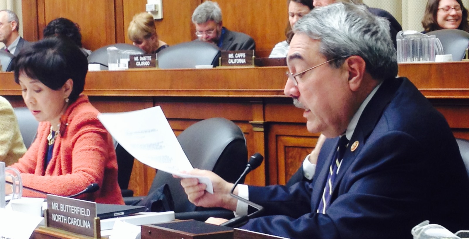 Congressman Butterfield at the Energy and Commerce hearing