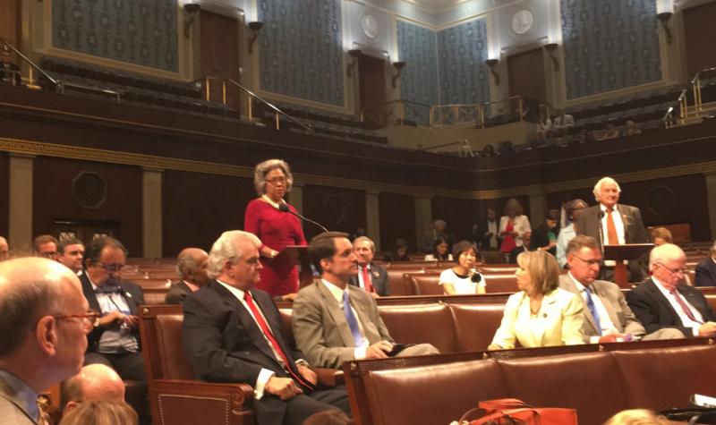 Congresswoman Beatty House Sit in