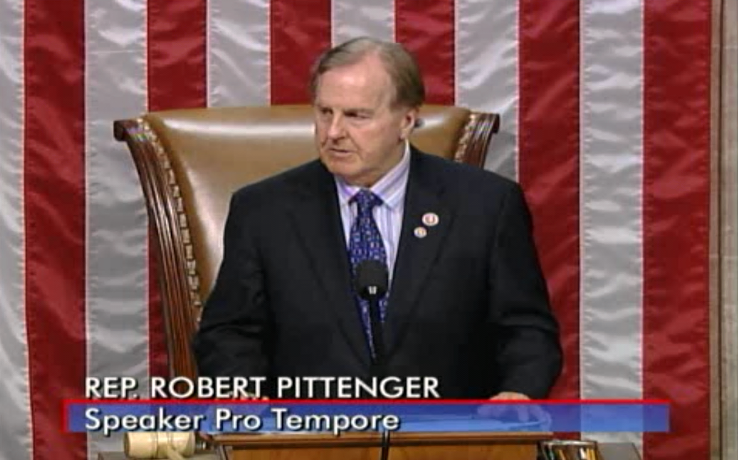 Pittenger Chairs the House