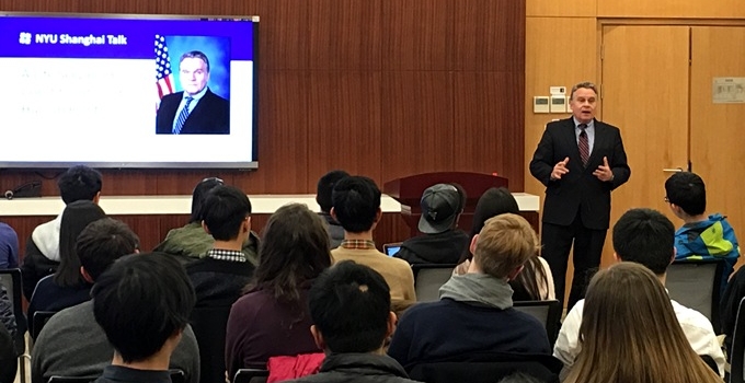 CECC Chairman Delivers Speech on Human Rights at NYU-Shanghai Campus feature image
