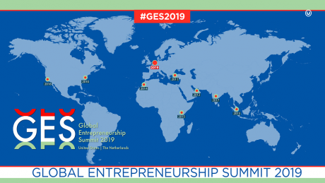 The 2019 Global Entrepreneurship Summit will be co-hosted by the United States and the Netherlands, June 4-5, 2019.