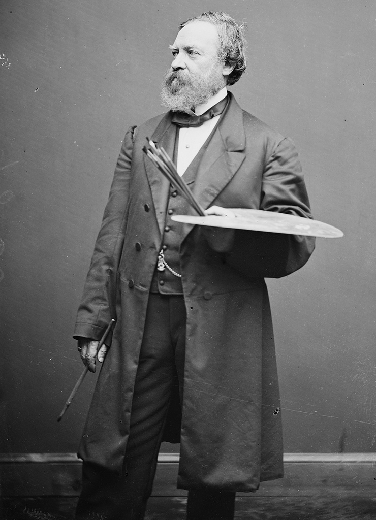 Portrait of Constantine Brumidi, artist of the U.S. Capitol.