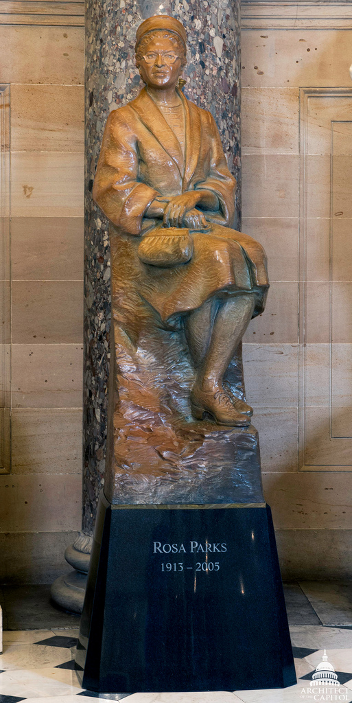Rosa Parks statue in the U.S. Capitol's National Statuary Hall.