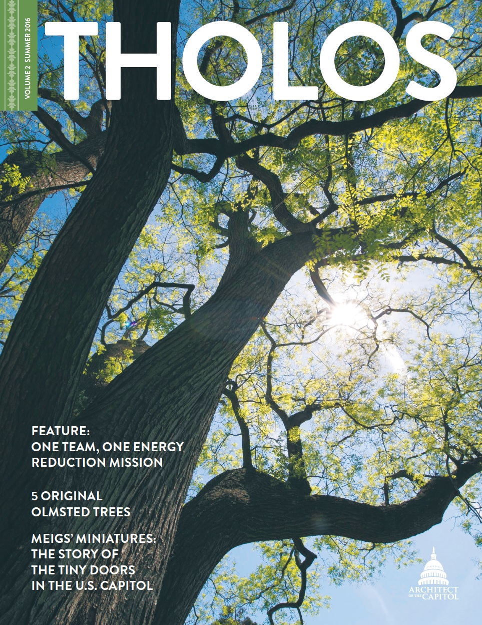 Tholos Magazine cover, Volume 2 Summer 2016.