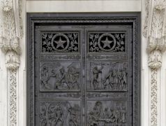 House Bronze Doors at the east portico entrance of the U.S. Capitol's House wing