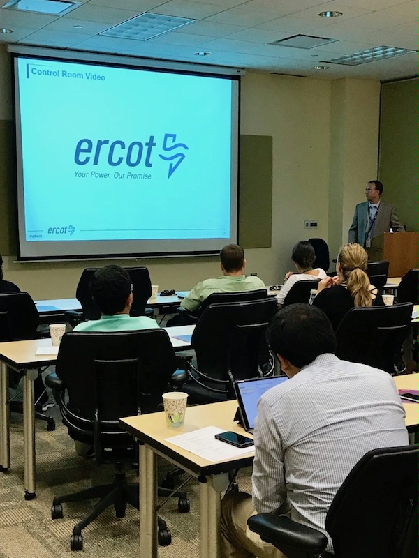 ENR, with assistance from University of Texas Austin, held a three-day workshop in Austin that provided an overview of the case study Texas grid system (managed by the Electric Reliability Council of Texas, or ERCOT).