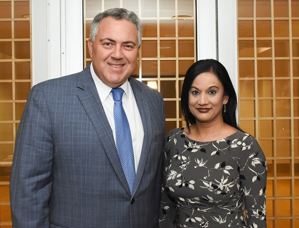 Acting Under Secretary Manisha Singh meets with the Ambassador of Australia to the United States Joe Hockey to create opportunities for our countries in the Indo-Pacific by mobilizing investment and infrastructure.