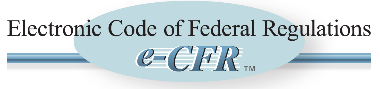 eCFR logo