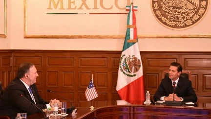 Secretary Pompeo Meets With Mexican President Nieto in Mexico City