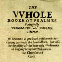 Bay Psalm Book (1st Book published in British North America), 1640