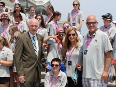 Congressman Keating with Students on the Capitol Steps