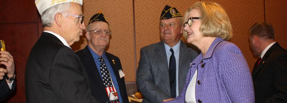 Claire Meets Missouri Delegation of Disabled American Veterans