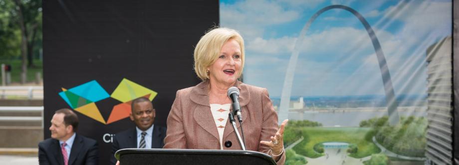 Claire Celebrates Groundbreaking for Improved Access to Arch