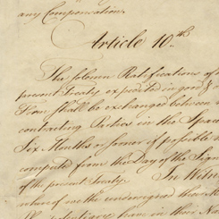 The Continental Congress’s Ratification of the “Treaty of Paris”