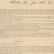 Petition in Favor of the Civil Rights Act of 1875