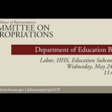 Hearing: Department of Education Budget (EventID=106008)