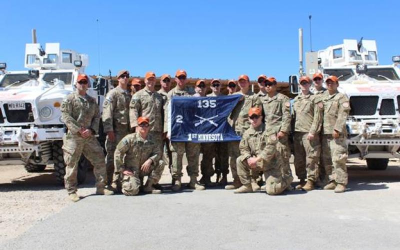 Soldiers of the Mankato, Minnesota-based 2nd Battalion, 135th Infantry Regiment (2-135 IN)