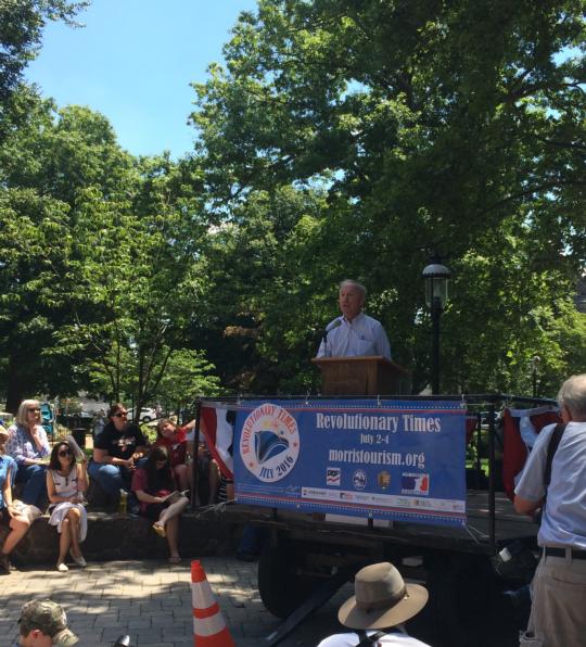 Rep. Frelinghuysen delivers remarks at Morristown Green on Independence Day