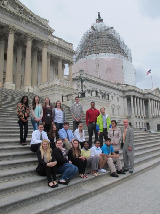 Rep. Frelinghuysen meets with Fairleigh Dickinson University at the U.S. Capitol