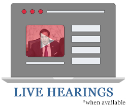 Live Hearings Youtube Page
