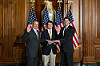 Ceremonial swearing in for the 115th Congress. Pictured (L to R): Congressman Bruce Westerman (AR-04), Eli Westerman, and Speaker of the House Paul Ryan.