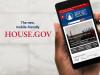 Mobile device showing House.gov