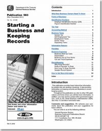Starting a Business and Keeping Records (Revised January 2015)