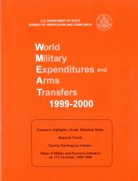 World Military Expenditures and Arms Transfers, 1999-2000.