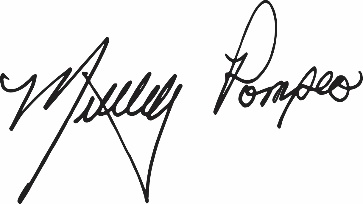Secretary Pompeo Signature