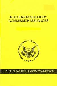V.87 #4 April 2018; Nuclear Regulatory Commission Issuances  Nureg-0750