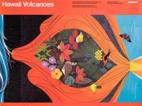 Hawaii Volcanoes (Small Charley Harper Poster) (Poster)