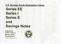 Dec.18- May 2019; U. S. Savings Bond Redemption Values Series Ee Series I Series E      And Savings Notes