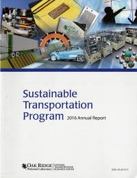 Sustainable Transportation Program 2016 Annual Report