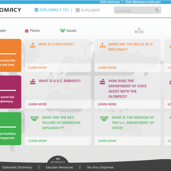 Screenshot, Discover Diplomacy, Diplomacy Center