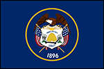 Date: 11/05/2013 Description: Utah state flag © Public Domain