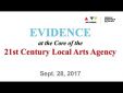 Evidence at the Core of the 21st Century Local Arts Agency