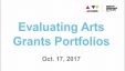 Evaluating Arts Grant Portfolios