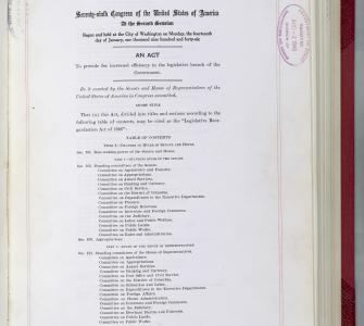 Legislative Reorganization Act of 1946