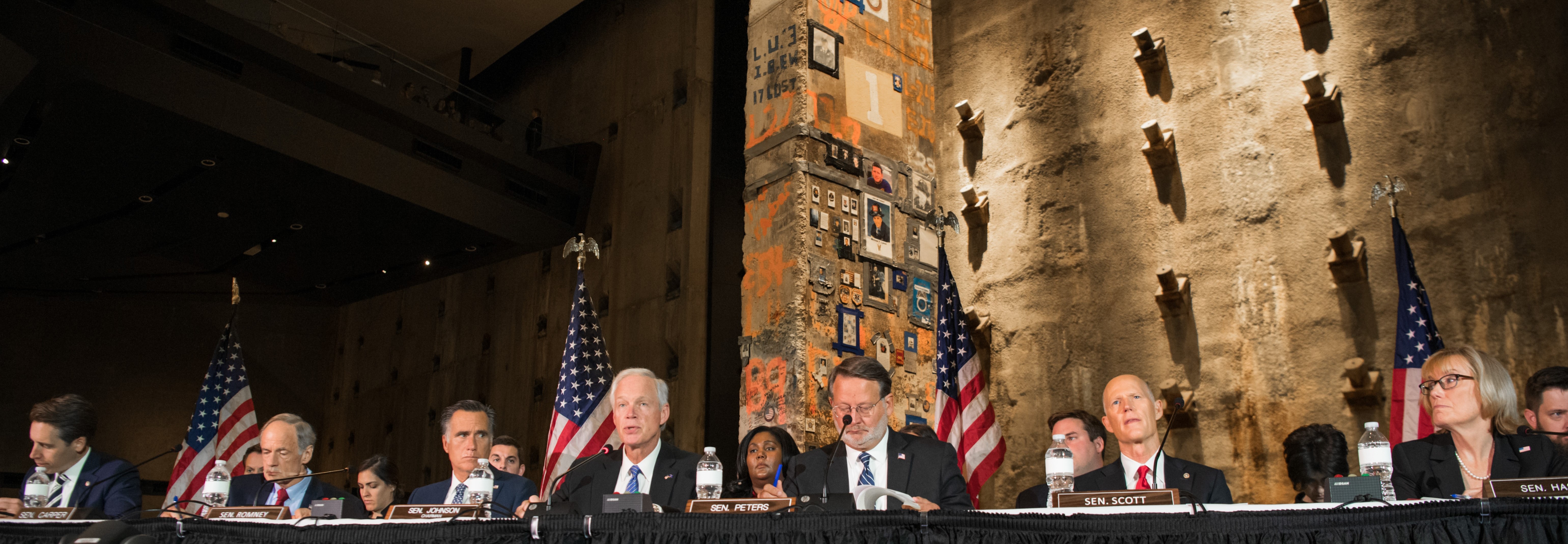 HSGAC Hearing at 9/11 Memorial & Museum in New York Reflects on National Security Challenges