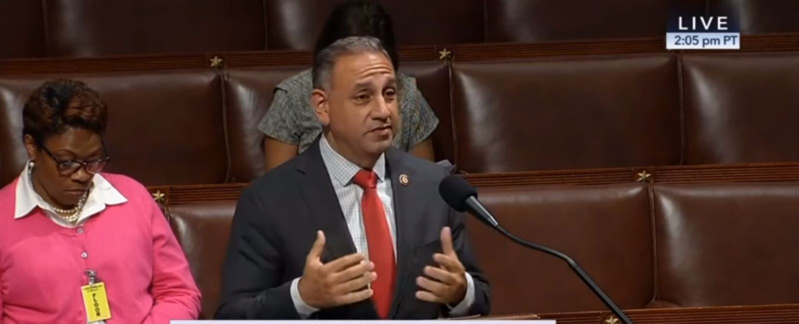 Rep. Cisneros on the floor of the House