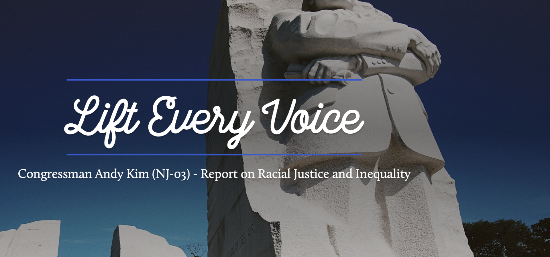 Lift Every Voice; Report on Racial Justice and Inequality