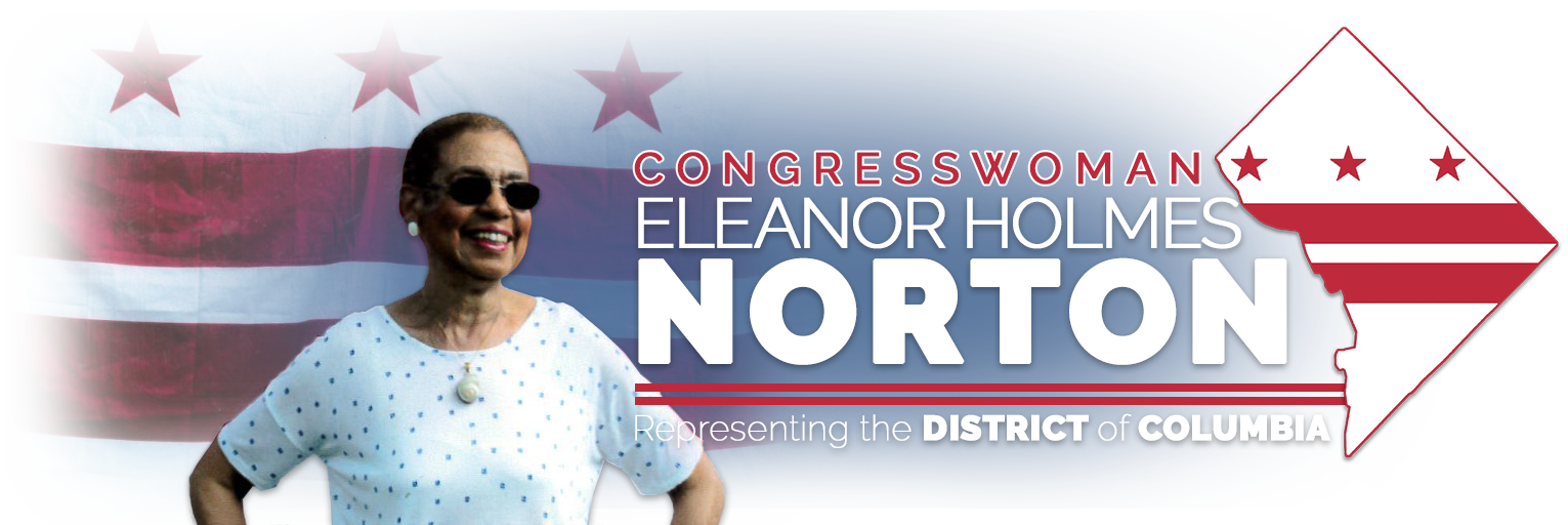 Congresswoman Eleanor Holmes Norton