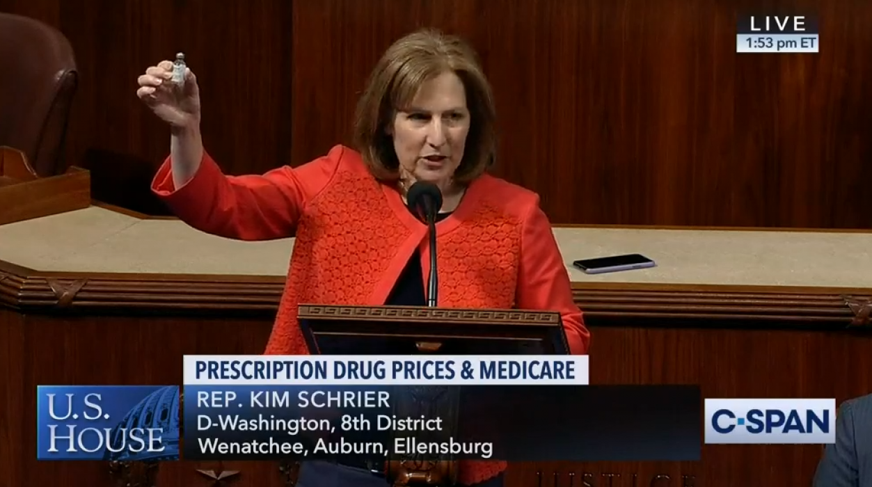Rep. Schrier speaking on the floor of the House