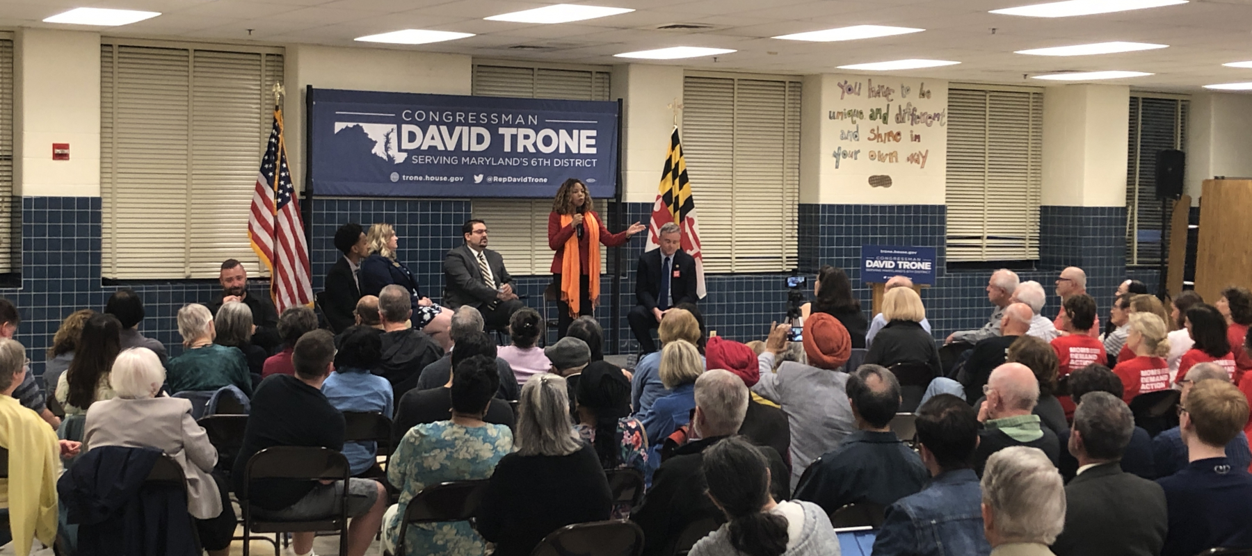 Trone holds gun violence prevention forum with Rep. Lucy McBath in Rockville