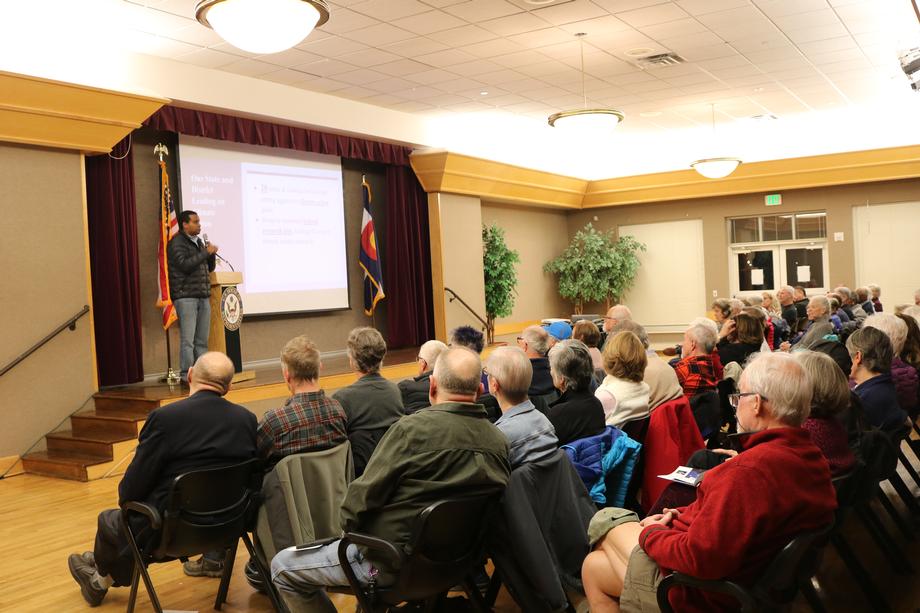 Rep. Joe Neguse Addresses Constituents at Fort Collins State of the District