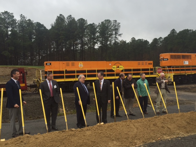 Butterfield joins local leaders in the goundbreaking ceremony for the NC-VA TIGER project