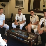 Bonamici meeting with Naval Academy Students, May 2017