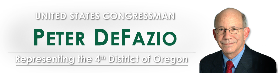 Congressman Peter DeFazio