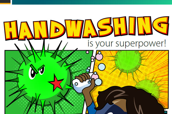 Handwashing is your superpower!